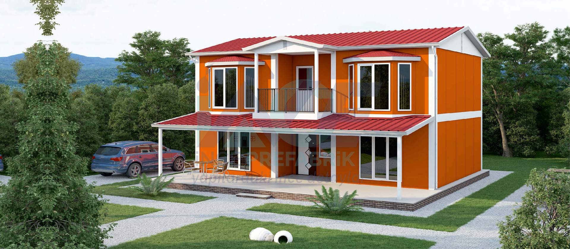 Çift Katlı Prefabrik Evler