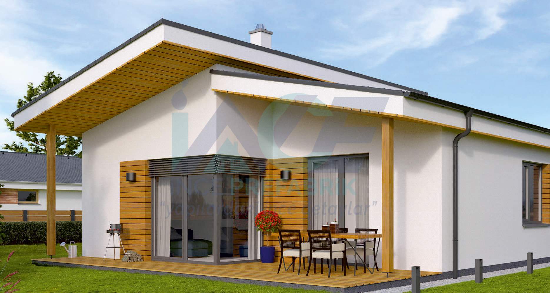 Tek Katlı Çelik Evler